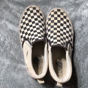 checkered vans